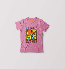 Load image into Gallery viewer, Keith Haring Kids T-Shirt for Boy/Girl-Pink-Ektarfa.online
