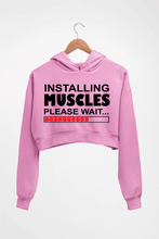 Load image into Gallery viewer, Gym Crop HOODIE FOR WOMEN-Light Baby Pink-Ektarfa.online
