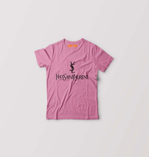YSL Kids T-Shirt for Boy/Girl-Pink-Ektarfa.online
