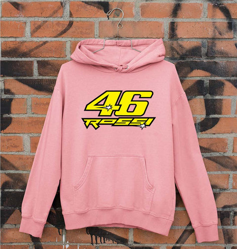 Valentino Rossi(VR 46) Unisex Hoodie for Men/Women-Light Pink-Ektarfa.online