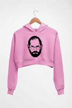 Load image into Gallery viewer, Steve Jobs Crop HOODIE FOR WOMEN-Light Baby Pink-Ektarfa.online
