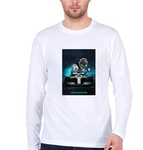 Load image into Gallery viewer, Lewis Hamilton F1 Full Sleeves T-Shirt for Men-S(38 Inches)-White-Ektarfa.online
