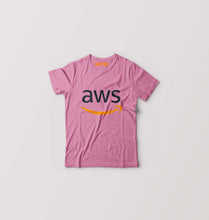 Load image into Gallery viewer, Amazon AWS Kids T-Shirt for Boy/Girl-Pink-Ektarfa.online
