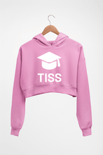 Load image into Gallery viewer, Tata Institute of Social Sciences (TISS) Crop HOODIE FOR WOMEN-Light Baby Pink-Ektarfa.online
