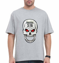 Load image into Gallery viewer, Stone Cold Steve Austin (WWE) Oversized T-Shirt for Men-Grey-Ektarfa.online
