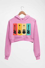 Load image into Gallery viewer, Guitar Crop HOODIE FOR WOMEN-Light Baby Pink-Ektarfa.online
