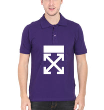 Load image into Gallery viewer, Off-white Polo T-Shirt for Men-Purple-Ektarfa.online
