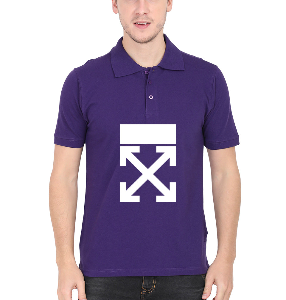 Off-white Polo T-Shirt for Men-Purple-Ektarfa.online