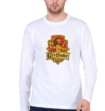 Load image into Gallery viewer, Harry Potter Gryffindor Full Sleeves T-Shirt for Men-White-Ektarfa.online
