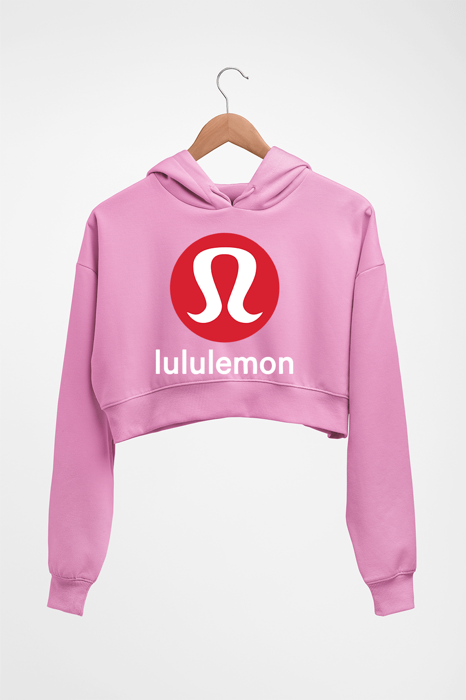 Lululemon Crop HOODIE FOR WOMEN-Light Baby Pink-Ektarfa.online