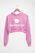 Load image into Gallery viewer, IIM Ranchi Crop HOODIE FOR WOMEN-Light Baby Pink-Ektarfa.online
