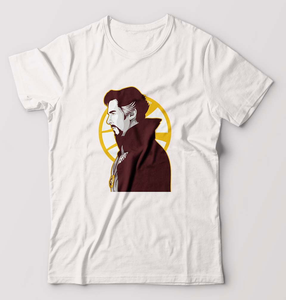Doctor Strange Superhero T-Shirt for Men-White-Ektarfa.online