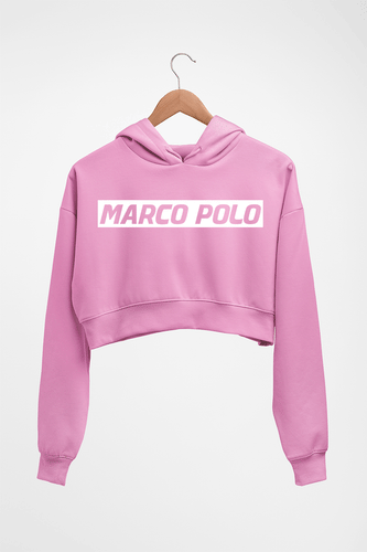 Marco Polo Crop HOODIE FOR WOMEN-Light Baby Pink-Ektarfa.online