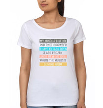 Load image into Gallery viewer, Internet T-Shirt for Women-White-Ektarfa.online
