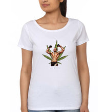 Load image into Gallery viewer, Nate Diaz UFC Weed T-Shirt for Women-White-Ektarfa.online
