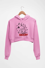 Load image into Gallery viewer, Peanuts Snoopy Crop HOODIE FOR WOMEN-Light Baby Pink-Ektarfa.online
