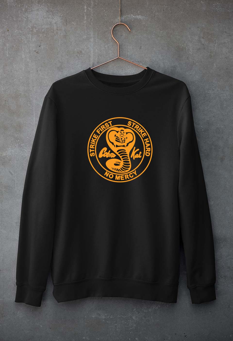 Cobra Kai Unisex Sweatshirt for Men/Women-Black-Ektarfa.online