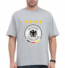 Load image into Gallery viewer, Germany Football Oversized T-Shirt for Men-Grey-Ektarfa.online
