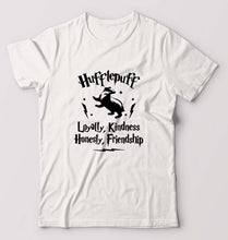 Load image into Gallery viewer, Hufflepuff Harry Potter T-Shirt for Men-White-Ektarfa.online
