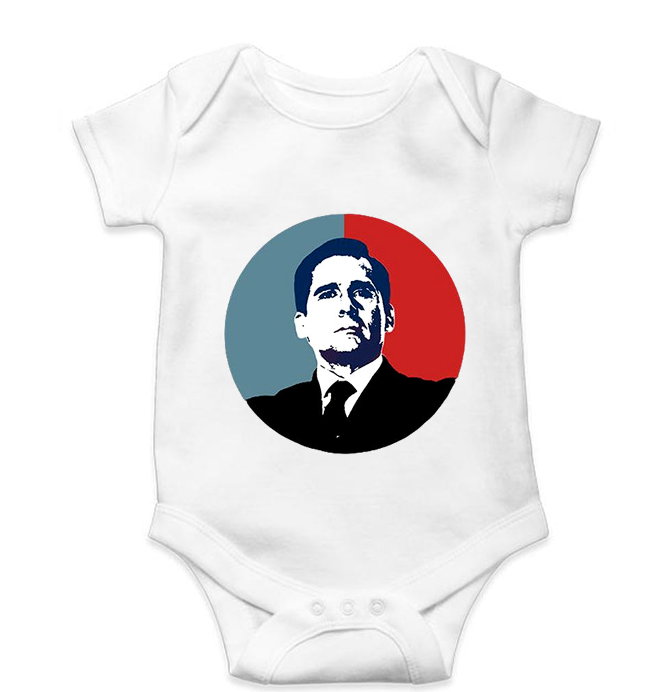 Michael Scott Kids Romper For Baby Boy/Girl-White-Ektarfa.online