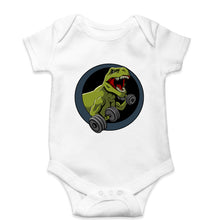 Load image into Gallery viewer, Angry T-Rex Gym Kids Romper For Baby Boy/Girl-White-Ektarfa.online
