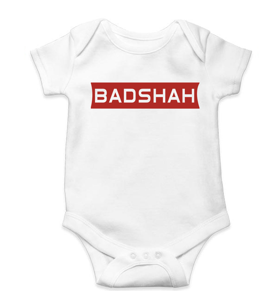 Badshah Kids Romper For Baby Boy/Girl-White-Ektarfa.online
