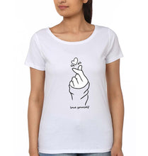 Load image into Gallery viewer, Love Yourself T-Shirt for Women-White-Ektarfa.online
