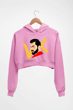 Load image into Gallery viewer, Virat Kohli Crop HOODIE FOR WOMEN-Light baby pink-Ektarfa.online

