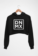 Load image into Gallery viewer, DNMX Crop HOODIE FOR WOMEN-Black-Ektarfa.online
