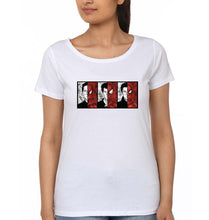 Load image into Gallery viewer, Spiderman Superhero T-Shirt for Women-White-Ektarfa.online
