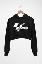 Load image into Gallery viewer, MotoGP Crop HOODIE FOR WOMEN-Black-Ektarfa.online
