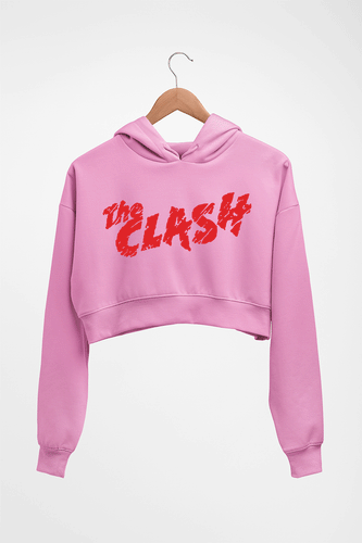 The Clash Crop HOODIE FOR WOMEN-Light Baby Pink-Ektarfa.online