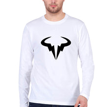 Load image into Gallery viewer, Rafael Nadal (RAFA) Full Sleeves T-Shirt for Men-White-Ektarfa.online

