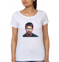Load image into Gallery viewer, Messi T-Shirt for Women-White-Ektarfa.online
