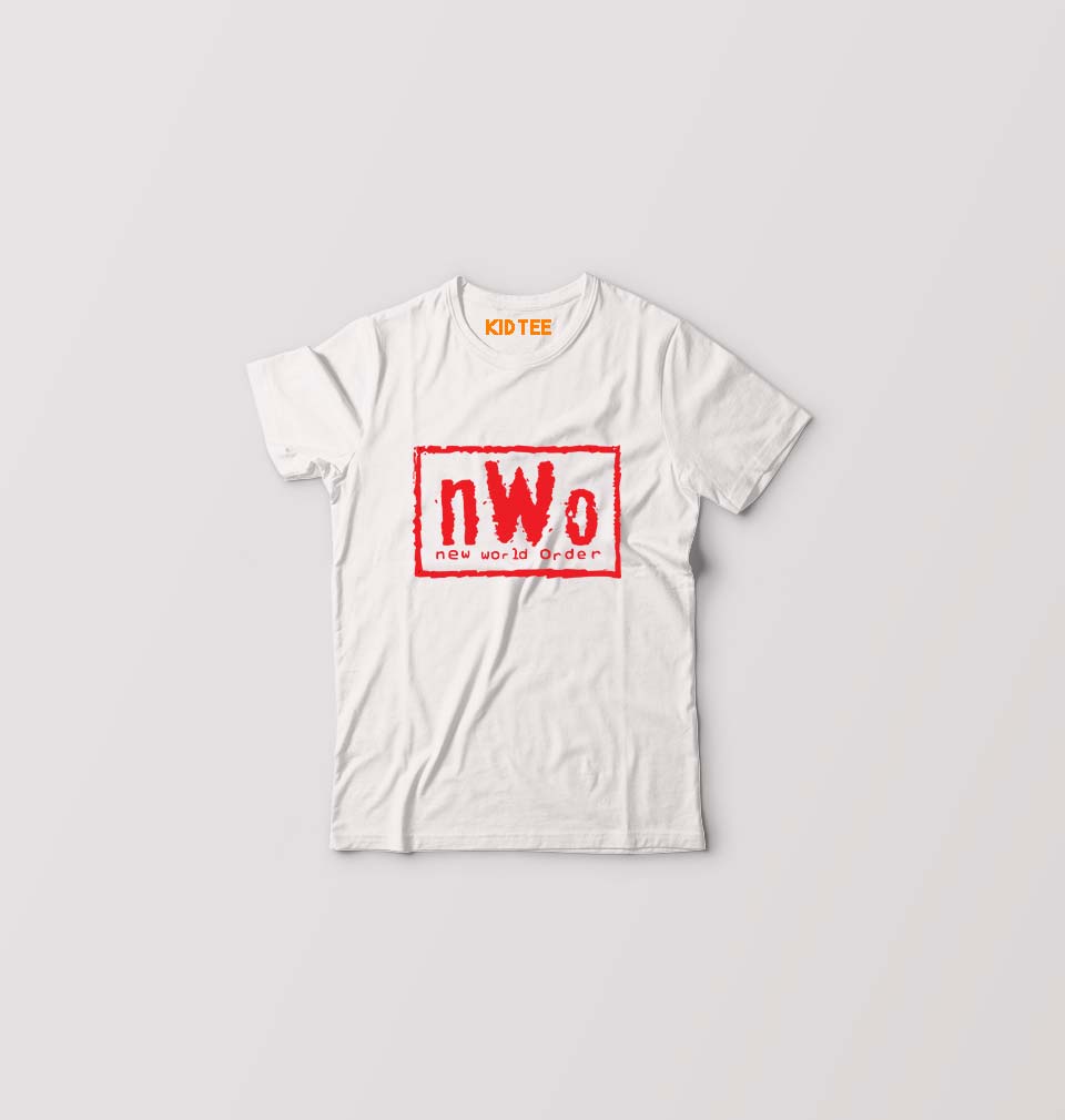 New World Order (NWO) WWE Kids T-Shirt for Boy/Girl-White-Ektarfa.online