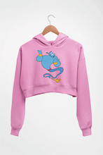Load image into Gallery viewer, Aladdin Genie(Jinn) Crop HOODIE FOR WOMEN-Light Baby Pink-Ektarfa.online
