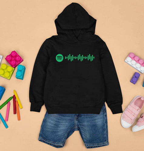 Spotify Kids Hoodie for Boy/Girl-Black-Ektarfa.online