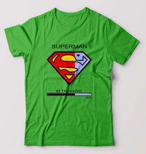 Load image into Gallery viewer, Superman Gym T-Shirt for Men-flag green-Ektarfa.online
