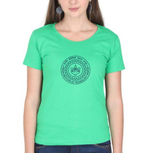 Load image into Gallery viewer, IIT Kanpur T-Shirt for Women-flag green-Ektarfa.online
