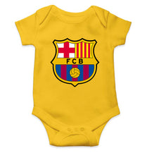 Load image into Gallery viewer, Barcelona Kids Romper For Baby Boy/Girl-0-5 Months(18 Inches)-Yellow-Ektarfa.online
