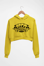 Load image into Gallery viewer, Poker Crop HOODIE FOR WOMEN-Mustard Yellow-Ektarfa.online
