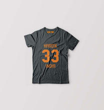 Load image into Gallery viewer, Hardik Pandya Kids T-Shirt for Boy/Girl-Steal Grey-Ektarfa.online
