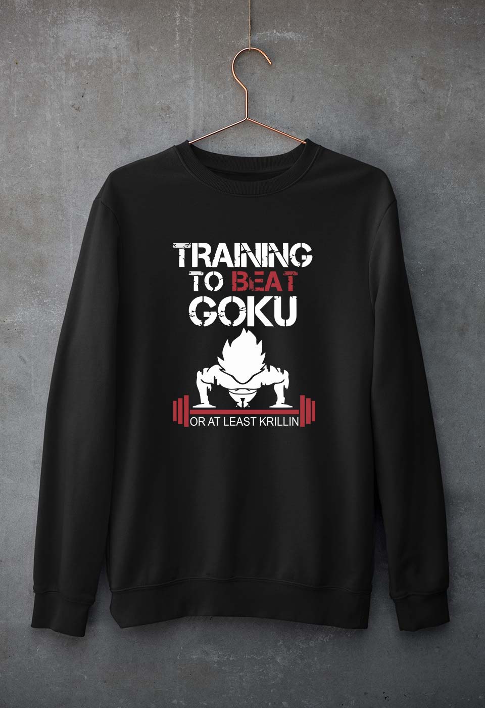 Goku Gym Unisex Sweatshirt for Men/Women-Black-Ektarfa.online