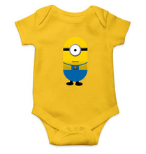 Load image into Gallery viewer, Minion Dispicable me Kids Romper For Baby Boy/Girl-0-5 Months(18 Inches)-Yellow-Ektarfa.online
