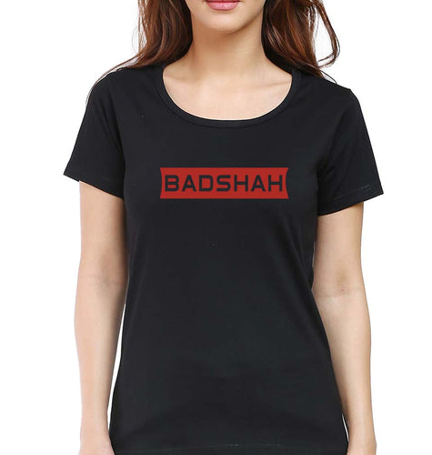 Badshah T-Shirt for Women-Black-Ektarfa.online