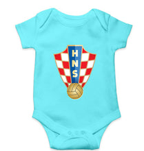Load image into Gallery viewer, Croatia Football Kids Romper For Baby Boy/Girl-Sky Blue-Ektarfa.online
