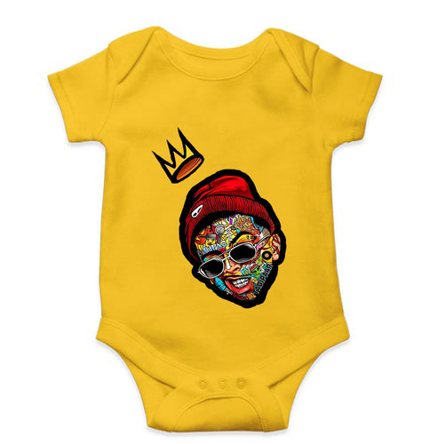 MC Stan Kids Romper For Baby Boy/Girl-Yellow-Ektarfa.online
