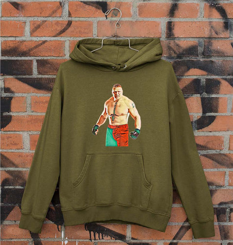 Brock Lesnar (WWE) Unisex Hoodie for Men/Women-Olive Green-Ektarfa.online