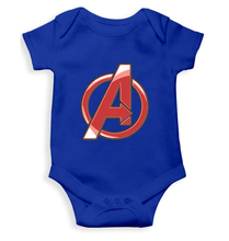 Load image into Gallery viewer, Avenger Logo Kids Romper Kids Romper For Baby Boy/Girl-0-5 Months(18 Inches)-Royal Blue-Ektarfa.online
