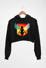 Load image into Gallery viewer, Attack on Titan Crop HOODIE FOR WOMEN-Black-Ektarfa.online
